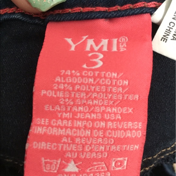 YMI Jean Shorts sz3 - Picture 4 of 4