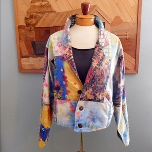 Vintage Tie-Dye Blazer