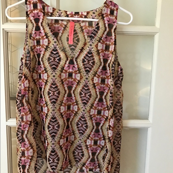 Eight Sixty tunic. Sz sm. Aztec print. - Picture 1 of 8