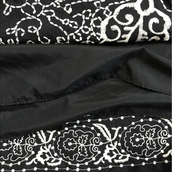 Coldwater Creek Embroidered A-line Skirt - Picture 4 of 8