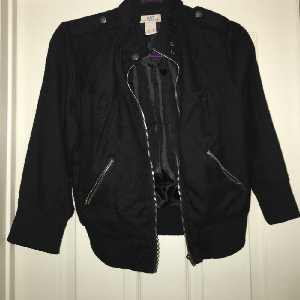 SO brand black bomber jacket size medium