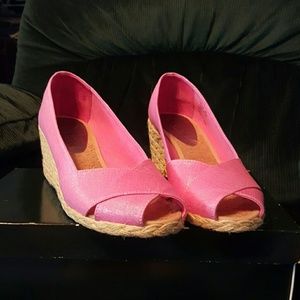 Ralph Lauren   Cecilia Pink  Metallic Linen