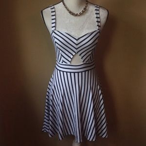 PRICEDROP! Striped Cutout Summer Dress