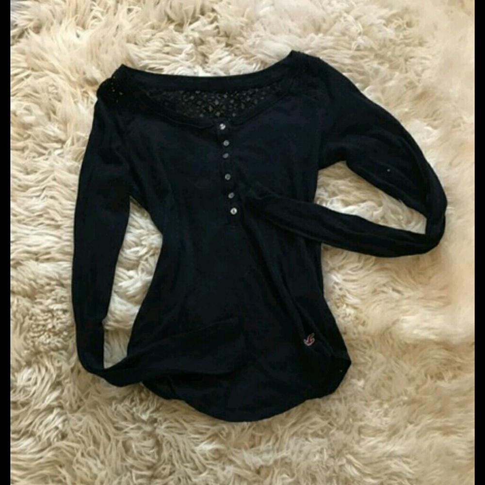 Hollister Lace Button Up