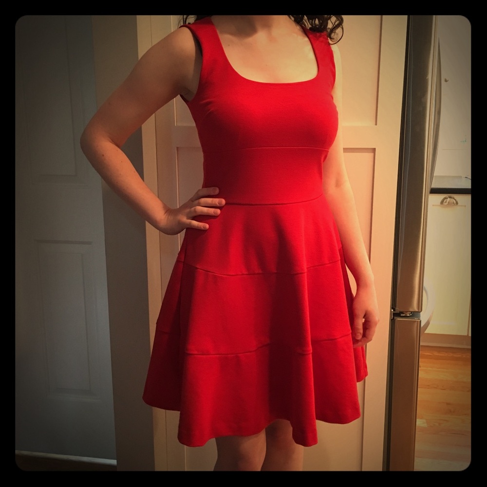 Banana Republic Red Fit and Flare, Size 4