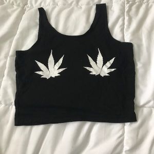 OMIGHTY WEED TITS CROP