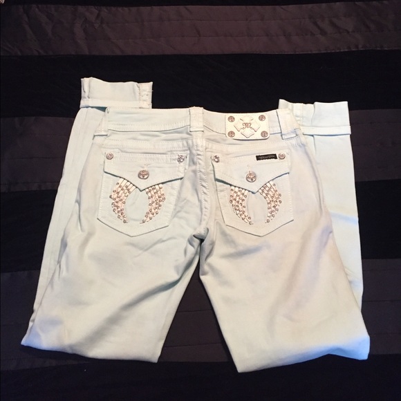 Mint Miss Me Jeans - Picture 2 of 5