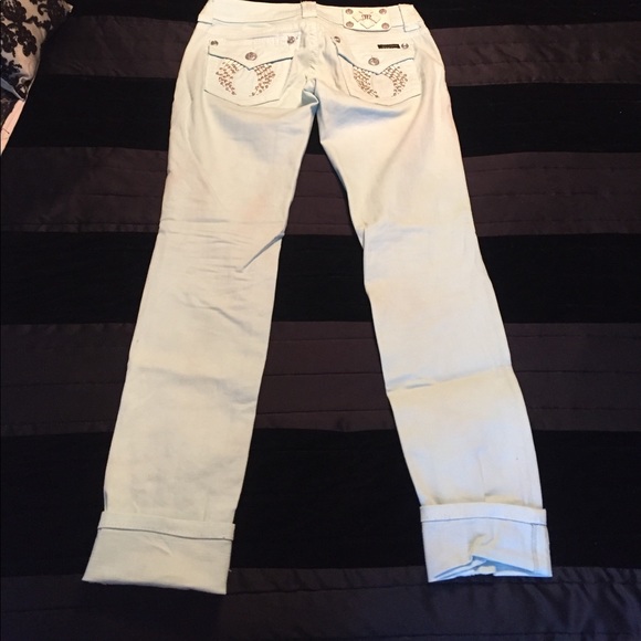 Mint Miss Me Jeans - Picture 3 of 5