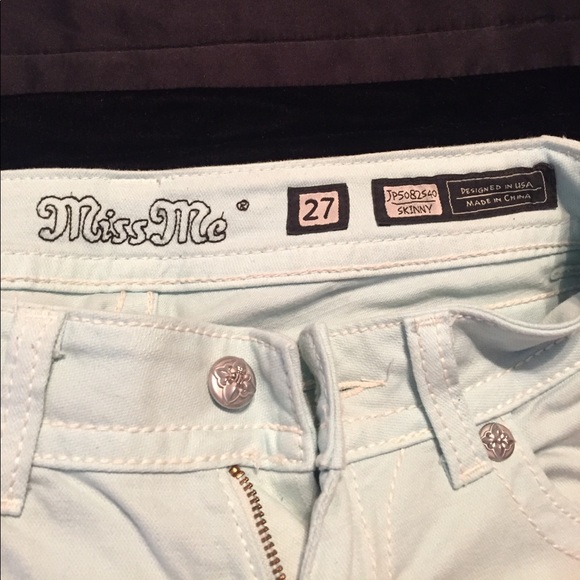 Mint Miss Me Jeans - Picture 5 of 5