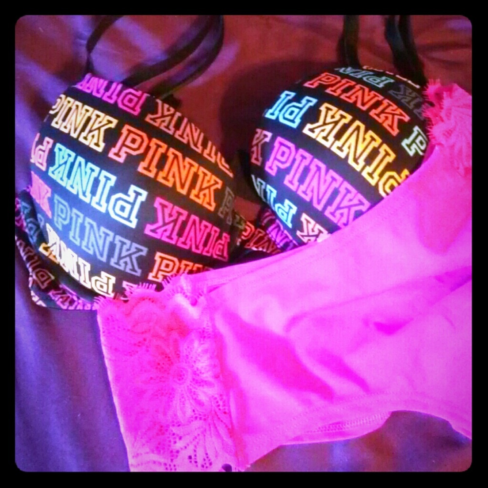Pink wear everywhere bra