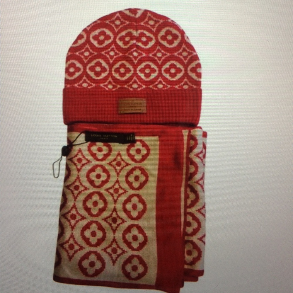 Louis Vuitton Hat and scarf set. SOLD! - Picture 1 of 2