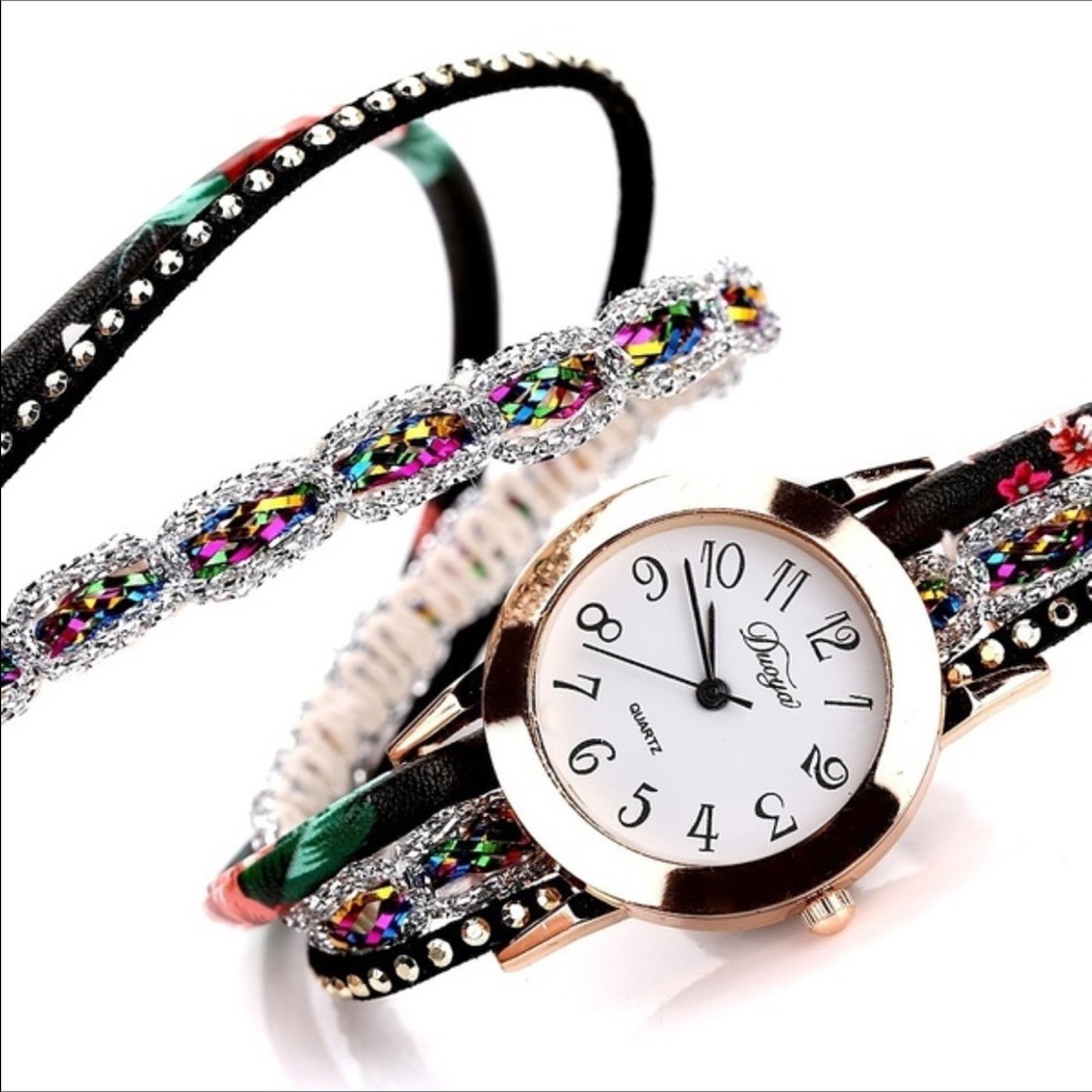 💟Leather luxury wristwatch 💟 - Picture 2 of 8