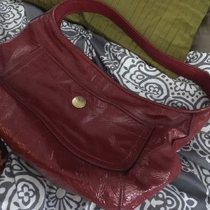 Red coach purse