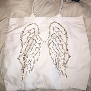 Victoria's Secret PINK angel wings tote bag