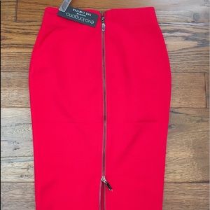 Eva Longoria Red Bandage Skirt