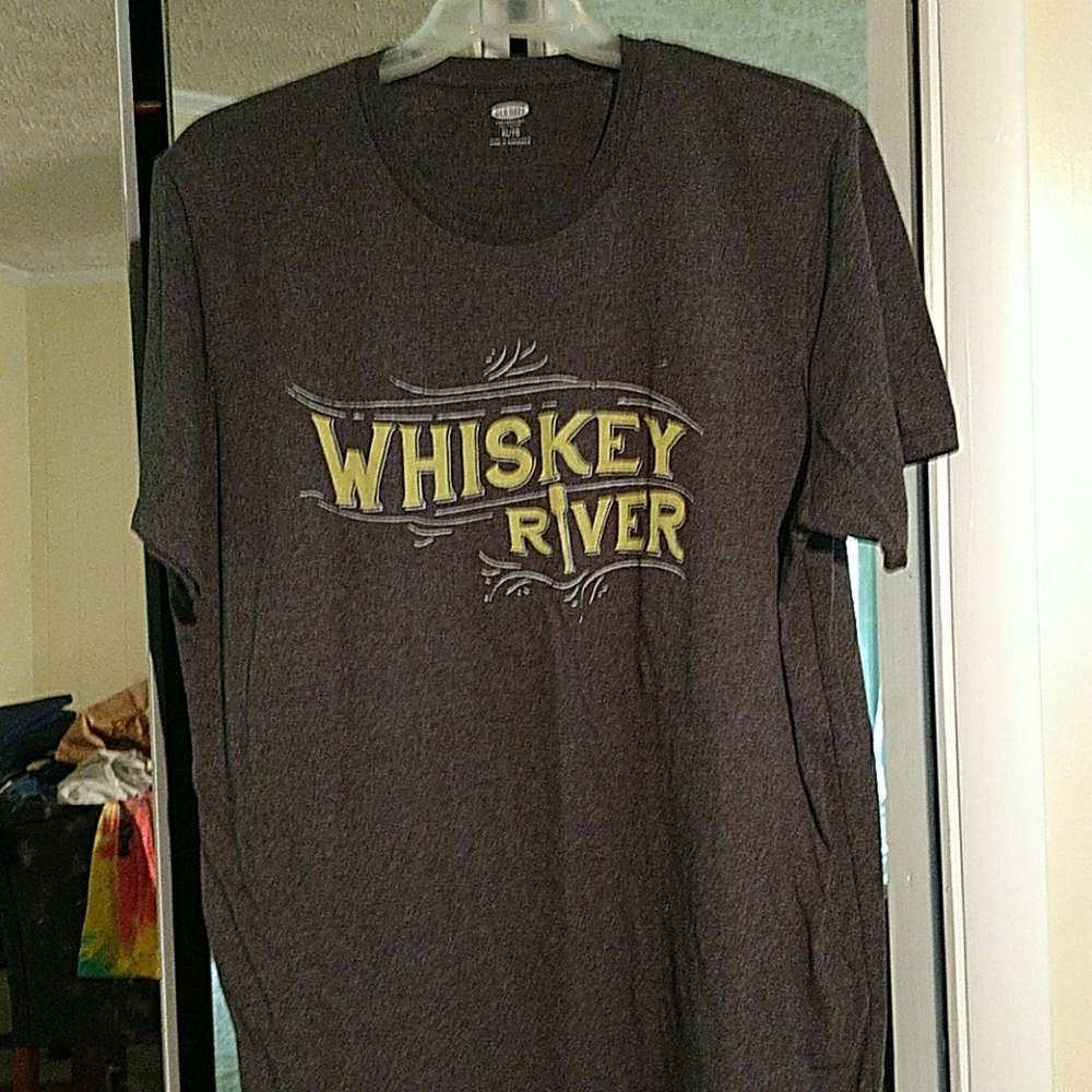Mens Whiskey river tee shirt