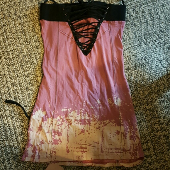 Salvaged strapless dress - Picture 3 of 4