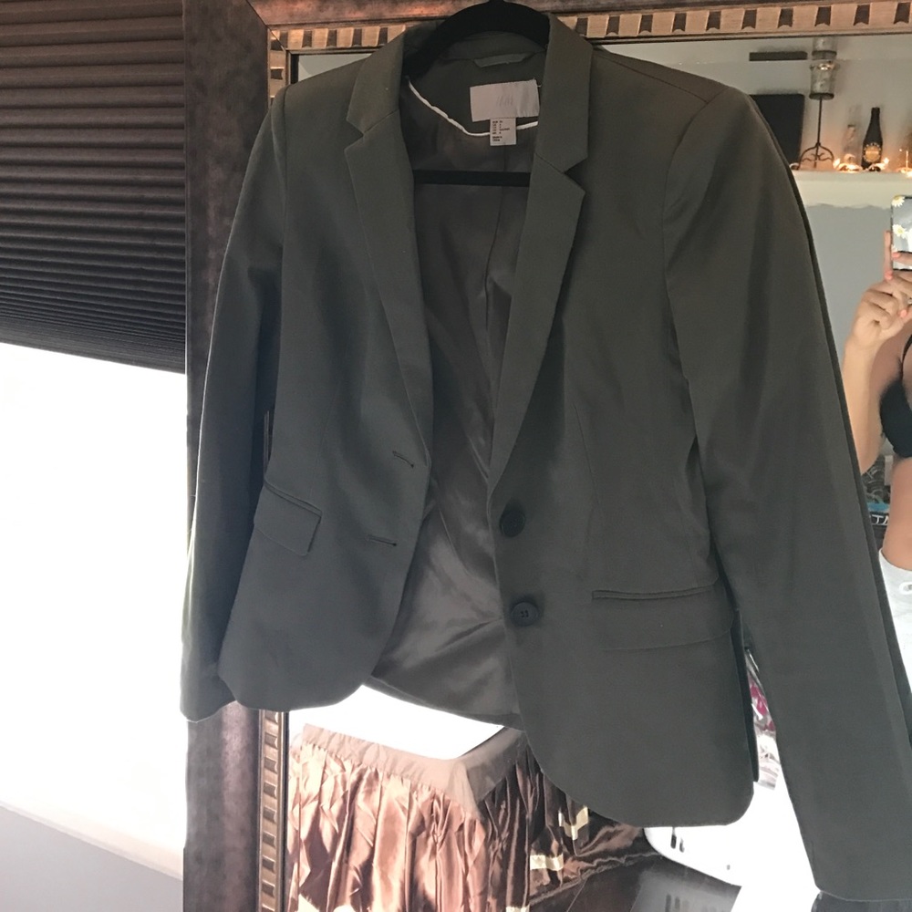 Olive green blazer