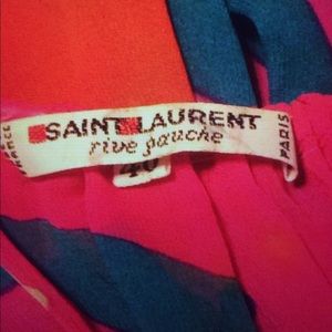 Yves Saint Laurent Tops - Saint Laurent vintage Rive Gauche Silk Top Yves Saint Laurent Tops - Saint Laurent vintage Rive Gauche Silk Top