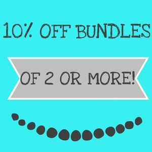 10% off on bundles and offers always welcome!