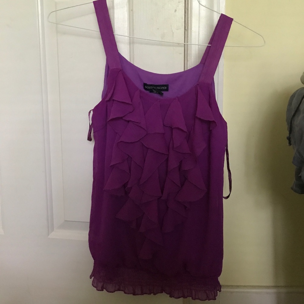 Fancy purple shirt