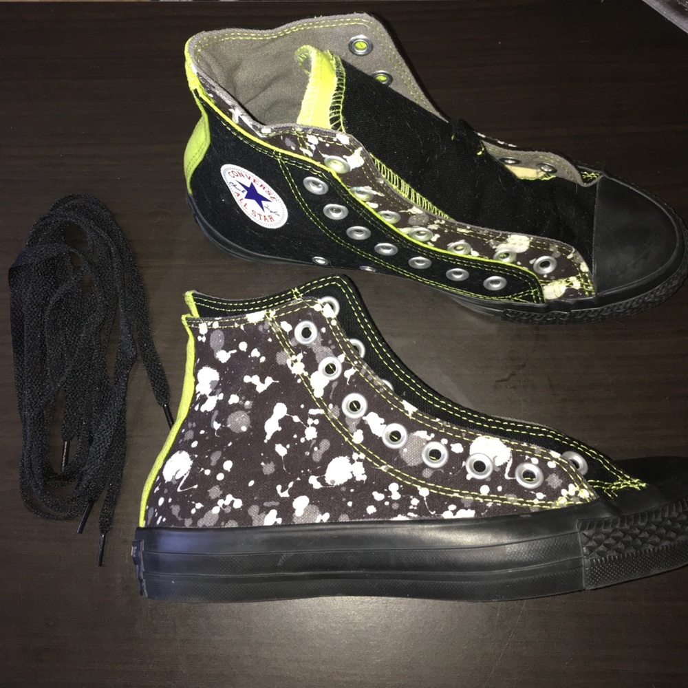 Converse Chuck Taylor all star black/white/green