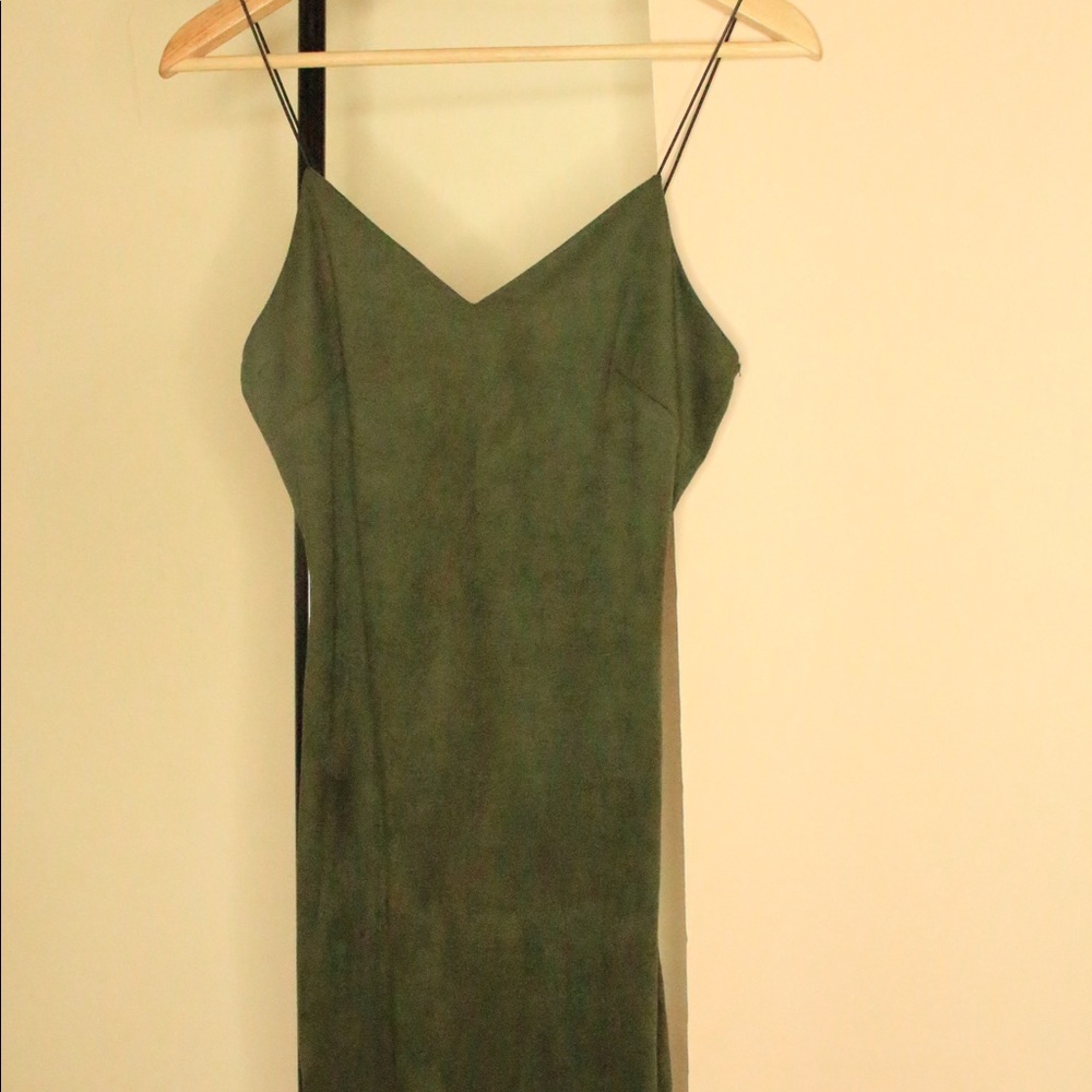 Midi olive bodycon