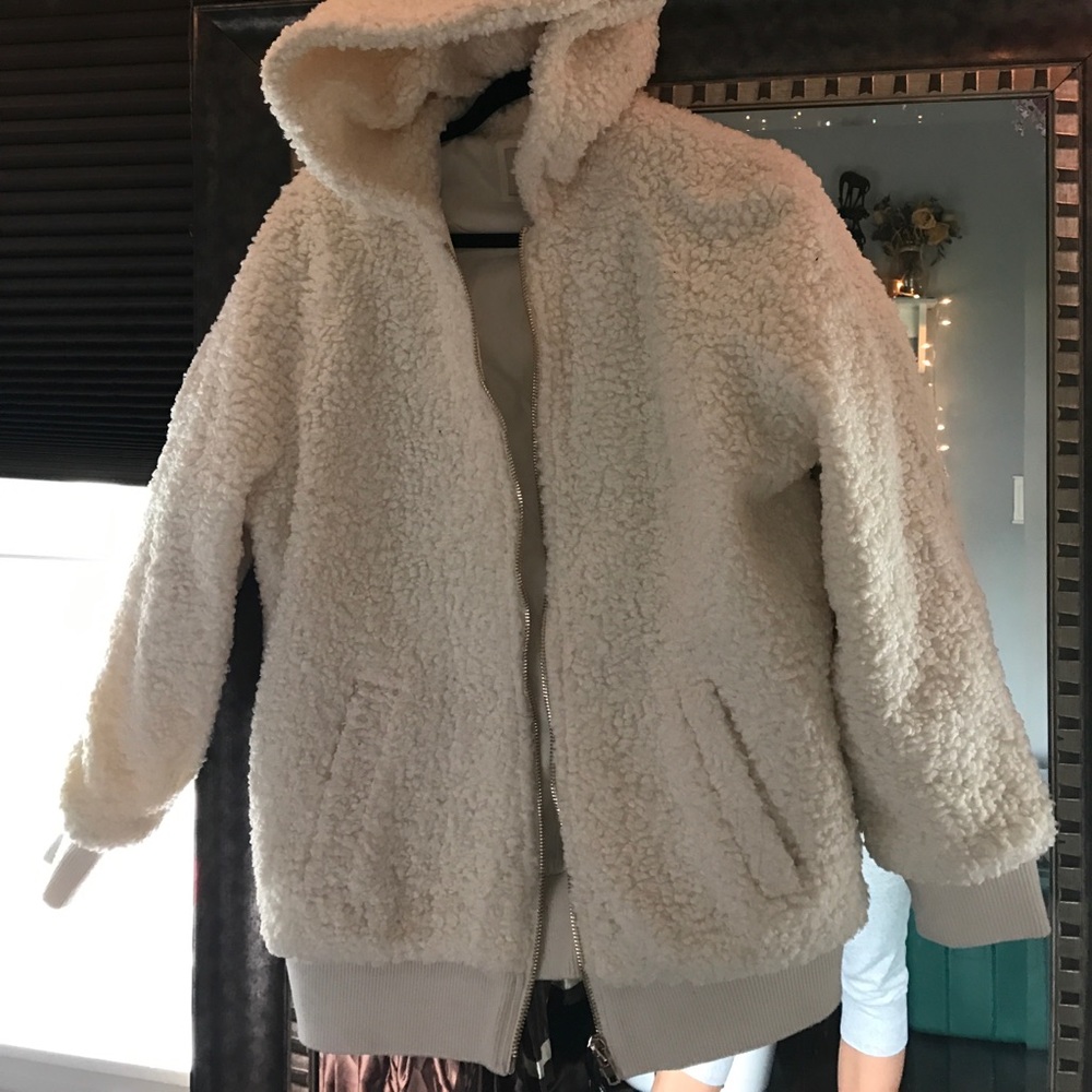 Off white puffy jacket
