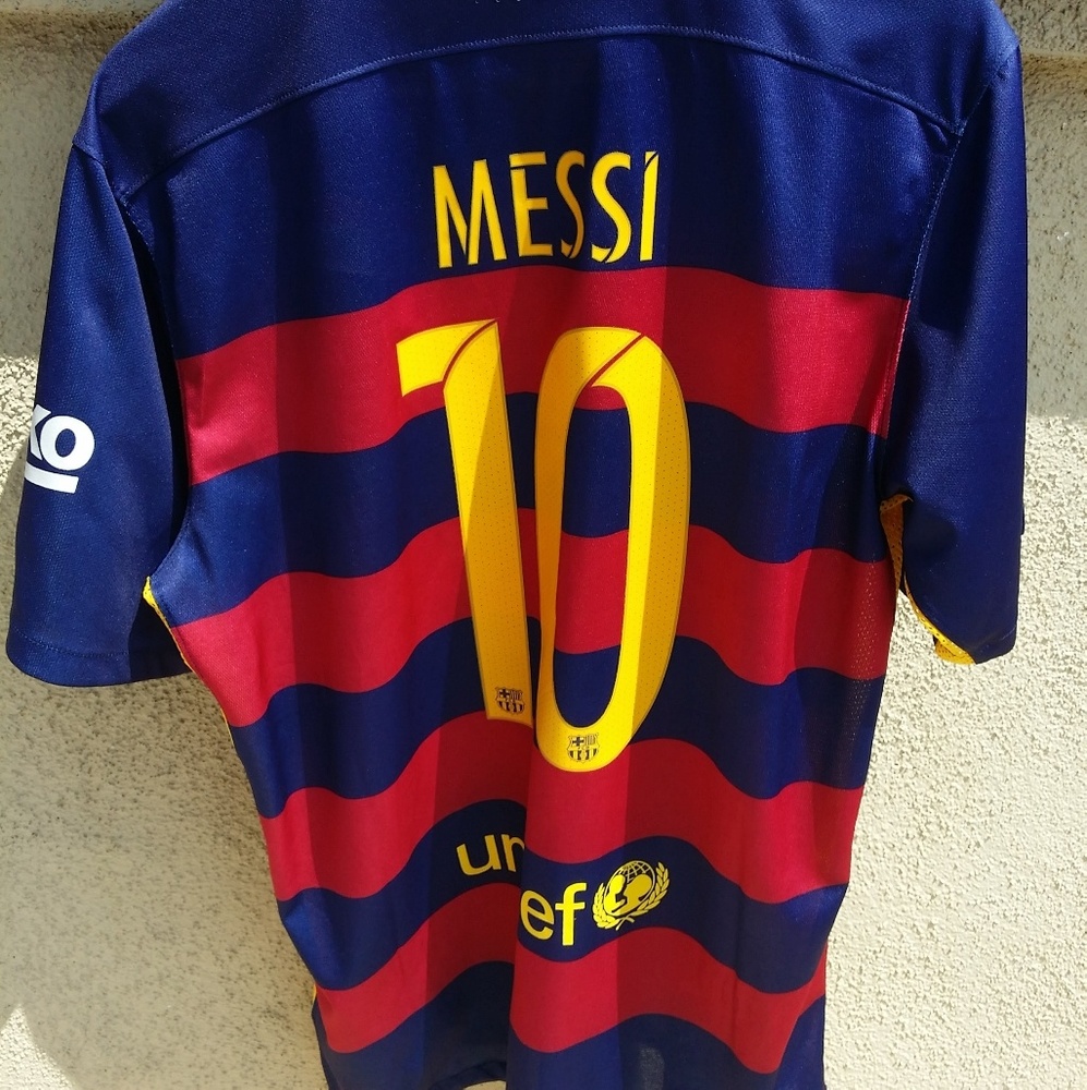 BARCELONA Jersey with Name set MESSI or NO NAMESET