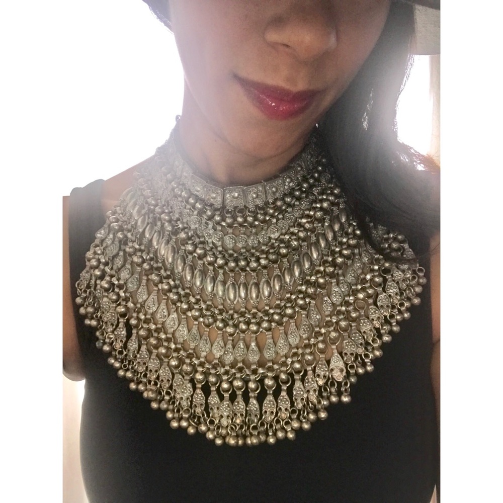 ๐ตHP๐ตVTG 80s Saudi Arabia Bedouin Necklace - Picture 1 of 8