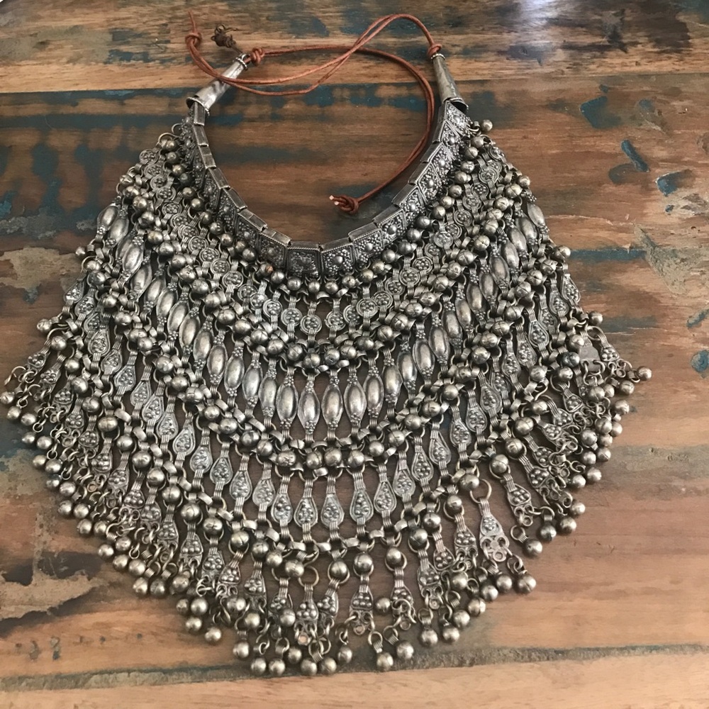 ๐ตHP๐ตVTG 80s Saudi Arabia Bedouin Necklace - Picture 2 of 8