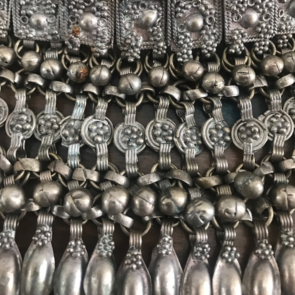 ๐ตHP๐ตVTG 80s Saudi Arabia Bedouin Necklace - Picture 7 of 8