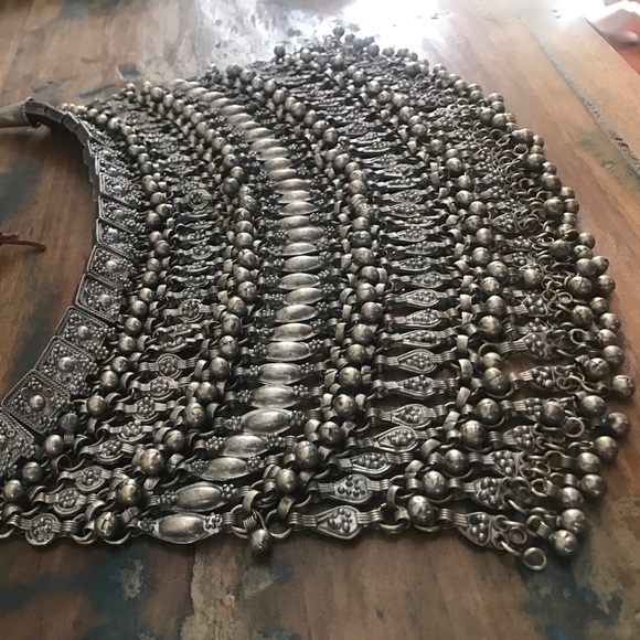 🌵HP🌵VTG 80s Saudi Arabia Bedouin Necklace - Picture 5 of 8
