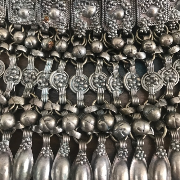 🌵HP🌵VTG 80s Saudi Arabia Bedouin Necklace - Picture 7 of 8