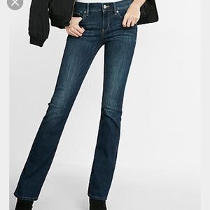 Express barely boot mid rise