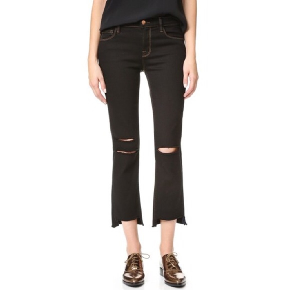 J Brand mid-rise straight crop hem in impatient