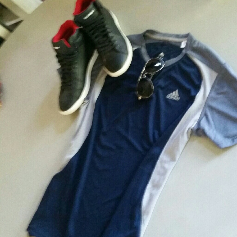 **SOLD***Adidas Climalite Short Sleeve Shirt