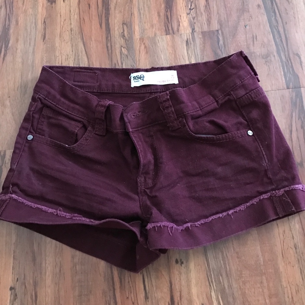 Size 3 Maroon RSQ Shorts