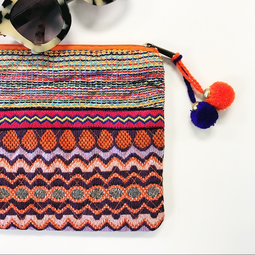 Embroidered Makeup Pouch - Picture 3 of 3