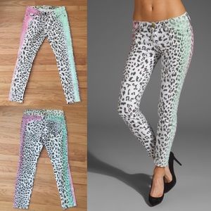 NWOT c/e stiletto multi airbrush leopard