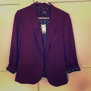 The Limited Maroon blazer
