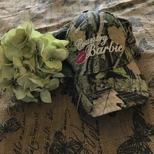 Country Barbie camo hat