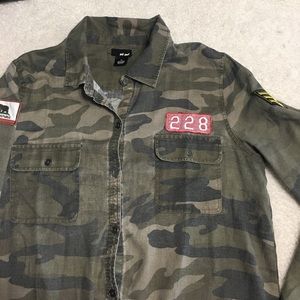 Military Button Up