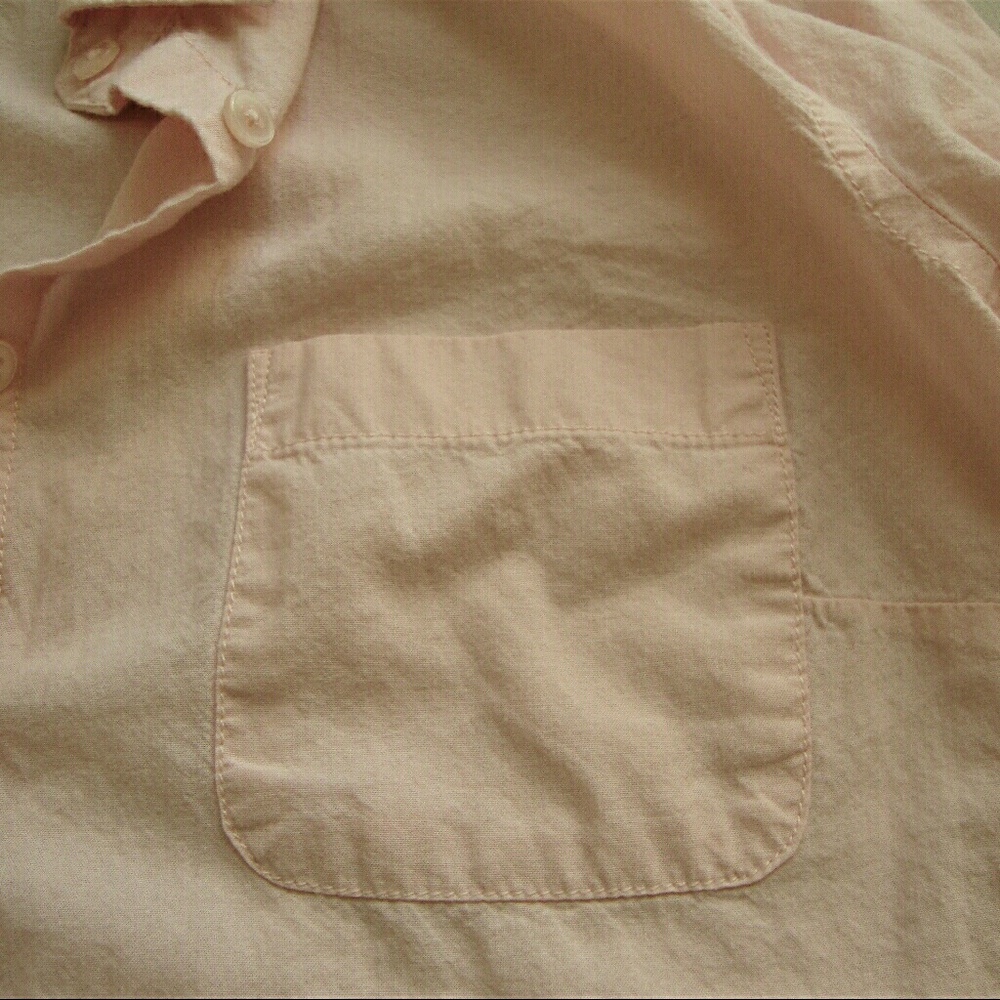 Faded Glory • Pink 100% Cotton Button-Down - Picture 4 of 5