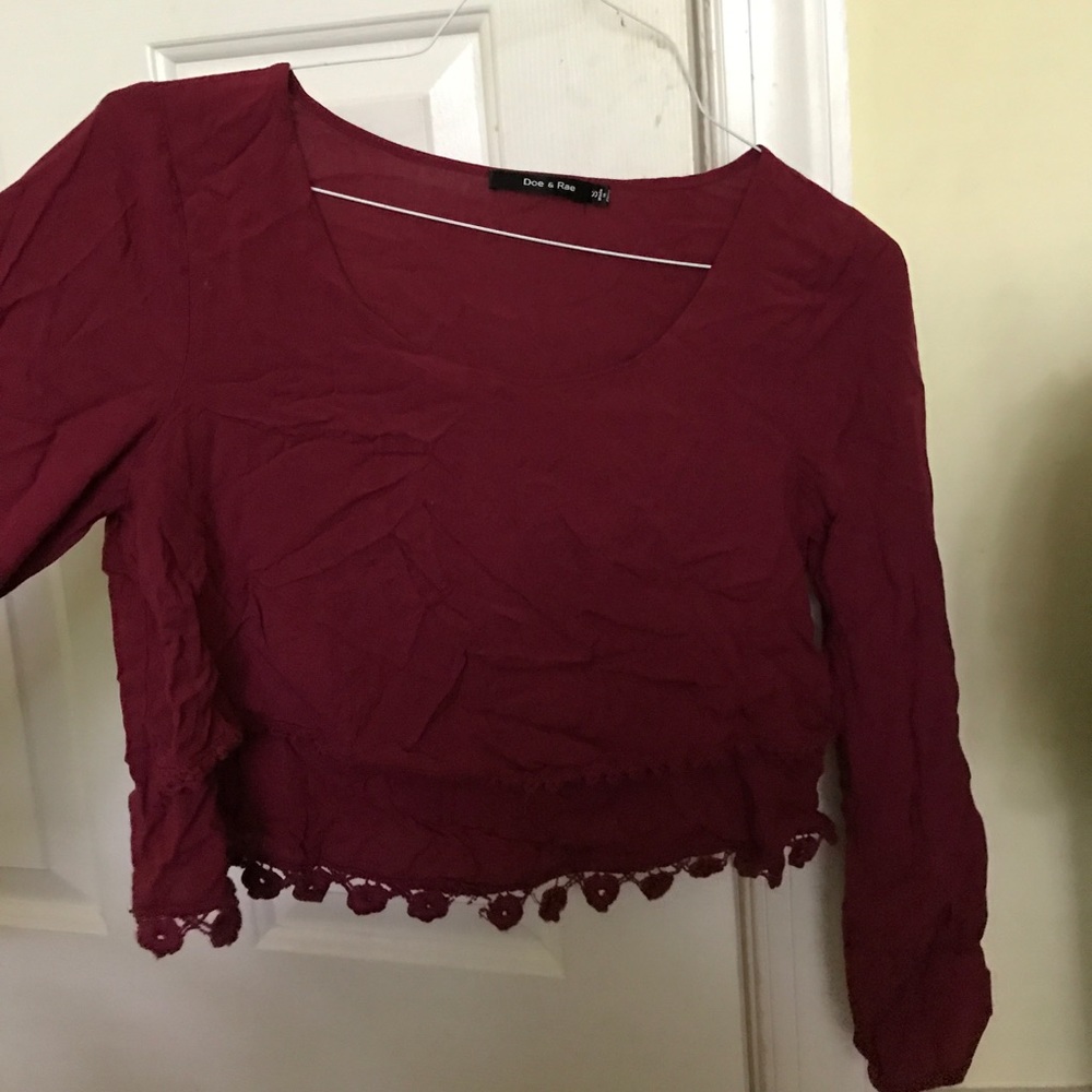 Doe & Rae crop top