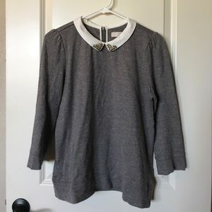 LOFT Sweater with collar