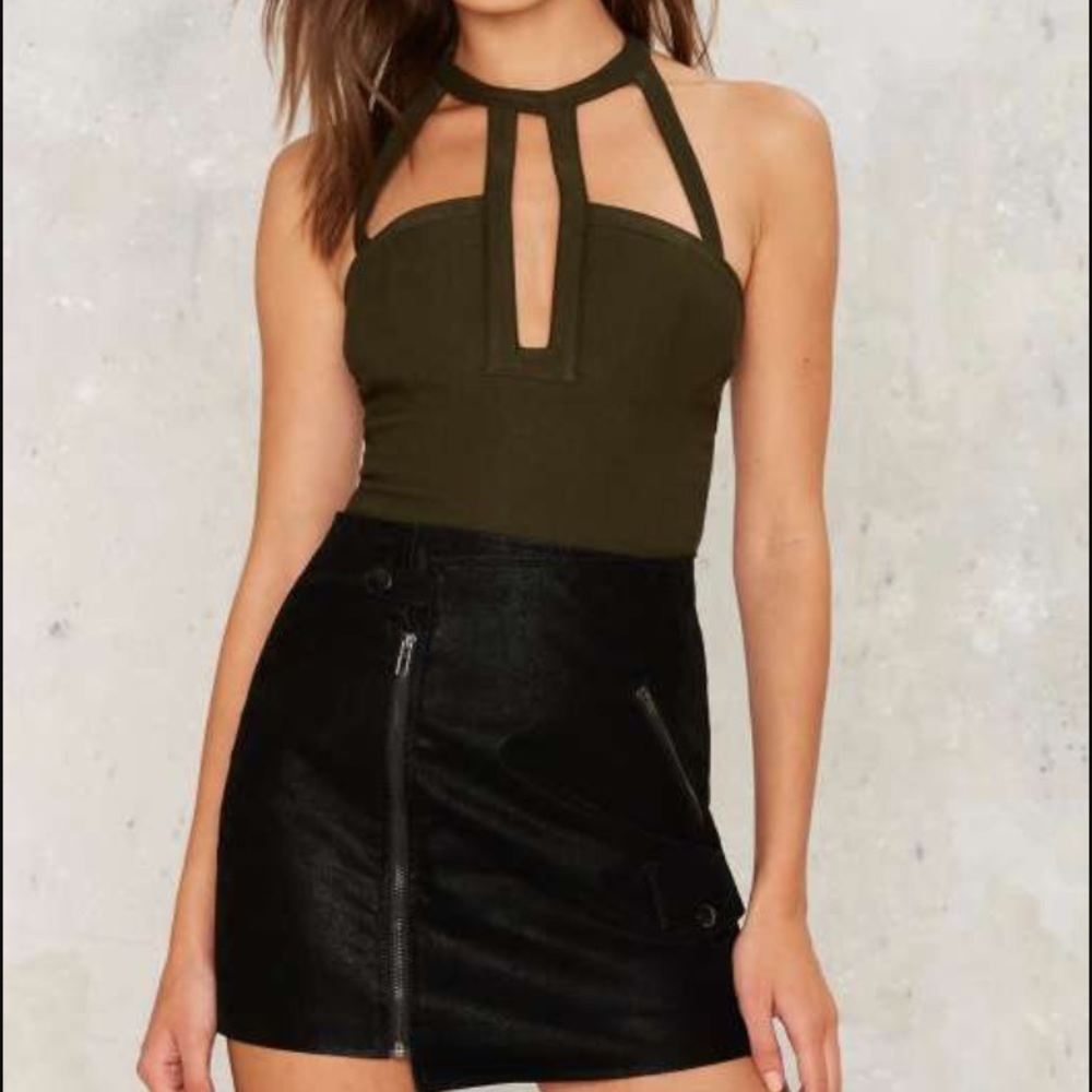 Rare London Alia Cutout Bodysuit