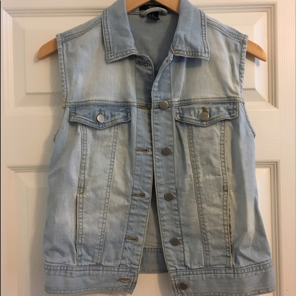 Forever 21 denim vest