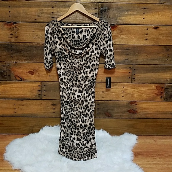 *Price Drop* INC leopard dress - Picture 2 of 6