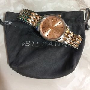 Rose gold and silver SILPADA Watch